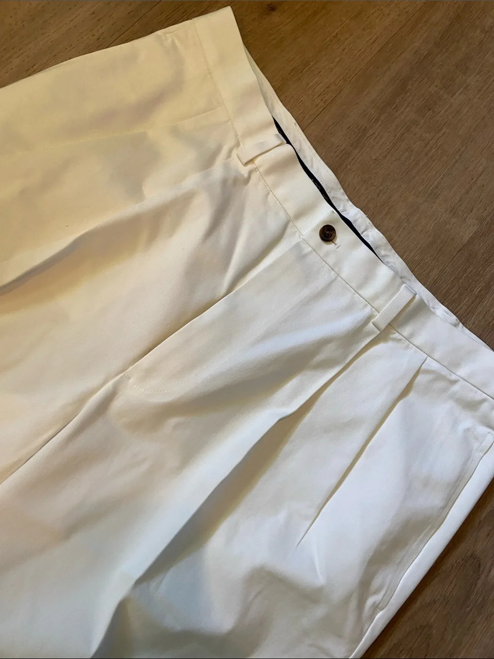 Brooks Brothers Lightweight Chino Pants Men's 38X30 White Preppy Old Money